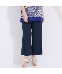 Liliane Burty/ウォッシャブル　裾ベンツクロップドパンツ/508017065