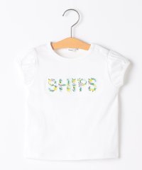 SHIPS KIDS/SHIPS KIDS:80～90cm / ガーリー 刺繍 ロゴ TEE/508017074