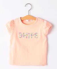SHIPS KIDS/SHIPS KIDS:80～90cm / ガーリー 刺繍 ロゴ TEE/508017074