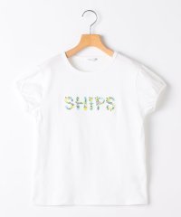SHIPS KIDS/SHIPS KIDS:140～150cm / ガーリー 刺繍 ロゴ TEE/508017076
