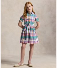 POLO RALPH LAUREN/(ガールズ 7才～16才)ストライプド コットン ファン シャツドレス/508017425