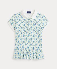 POLO RALPH LAUREN/(ガールズ 7才～16才)フローラル ストレッチ メッシュ ペプラム ポロシャツ/508017430