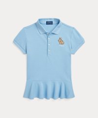 POLO RALPH LAUREN/(ガールズ 7才～16才)バニー ストレッチ メッシュ ペプラム ポロシャツ/508017431