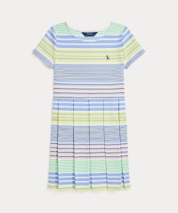 POLO RALPH LAUREN/(ガールズ 7才～16才)ストライプド プリーテッド ストレッチ ポンチ ドレス/508017438