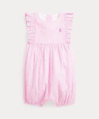 POLO RALPH LAUREN/(ベビー)ストライプド シアサッカー バブル ショートオール/508017467
