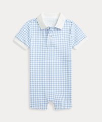POLO RALPH LAUREN/(ベビー)ギンガムプリント ソフト コットン ポロ ショートオール/508017481