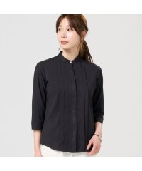 TOKYO SHIRTS/トーキョーシャツ TOKYO SHIRTS 【COFREX】 スタンド ビジューブラウス 七分袖 レディースデザインシャツ/508017600