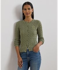 LAUREN RALPH LAUREN/ケーブルニット コットン カーディガン/508017617