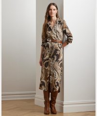 LAUREN RALPH LAUREN/ペイズリー ツイル シャツドレス/508017660