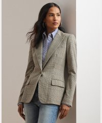 LAUREN RALPH LAUREN/グレン チェック コットンブレンド ツイル ブレザー/508017667