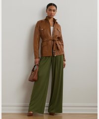 LAUREN RALPH LAUREN/プリーテッド ストレッチ ジャージー ワイドレッグ パンツ/508017671