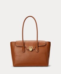 LAUREN RALPH LAUREN/ペブルド レザー ラージ Tanner サッチェル/508017685