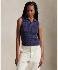 POLO RALPH LAUREN/ケーブルニット クロップド ポロシャツ/508017788