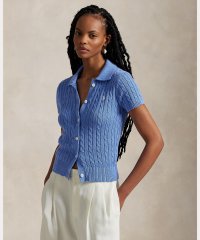 POLO RALPH LAUREN/ケーブル コットン ショートスリーブ Polo カーディガン/508017793
