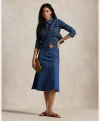 POLO RALPH LAUREN/パネルド デニム Aライン スカート/508017817
