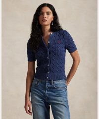 POLO RALPH LAUREN/ケーブルニット コットン ショートスリーブ カーディガン/508017822