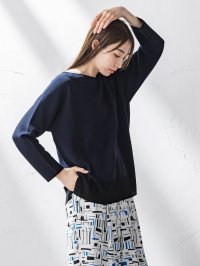 la.f…(Lsize)/ラ エフ エルサイズ la.f…(Lsize) 【大きいサイズ】コットンベースニット≪手洗い可能≫/508018034