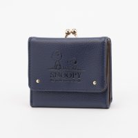 PEANUTS/ピーナッツ PEANUTS スヌーピー 型押し がま口 二つ折り財布 コンパクト/508018037