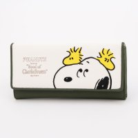 PEANUTS/ピーナッツ PEANUTS スヌーピー ひょっこり刺繍 長財布/508018041