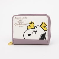 PEANUTS/ピーナッツ PEANUTS スヌーピー ひょっこり刺繍 二つ折り財布/508018043
