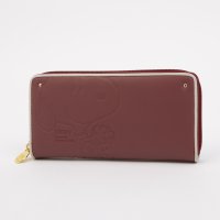 PEANUTS/ピーナッツ PEANUTS スヌーピー 型押し ラウンドファスナー 長財布/508018044