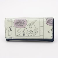 PEANUTS/ピーナッツ PEANUTS スヌーピー コミック フラップ 長財布/508018051