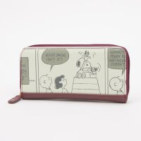 PEANUTS/ピーナッツ PEANUTS スヌーピー コミック ラウンドファスナー 長財布/508018052