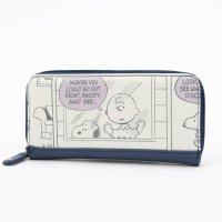 PEANUTS/ピーナッツ PEANUTS スヌーピー コミック ラウンドファスナー 長財布/508018052