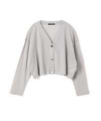 mizuiro ind/mizuiro ind メッシュVネックショートカーディガン/508018059