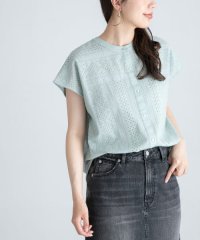 URBAN RESEARCH Sonny Label/『WEB限定』バンドカラーコットンレースシャツ/508018130