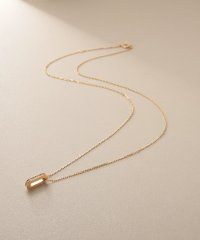 COCOSHNIK /K18ダイヤモンド ケーブルチェーンモチーフ ネックレス中/508018250