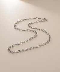 COCOSHNIK /プラチナ中空プリムケーブルチェーンL ネックレス（43cm）/508018255