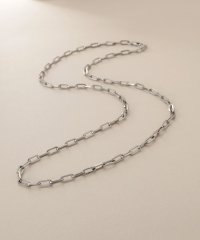COCOSHNIK /プラチナ中空プリムケーブルチェーンL ネックレス（55cm）/508018256