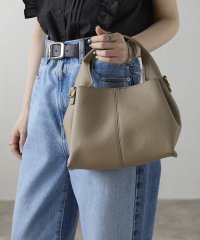 GUSCIO/グッシオ GUSCIO 牛革バルーン型ミニトートバッグ 軽量/508019141