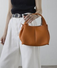 GUSCIO/グッシオ GUSCIO 牛革バルーン型ミニトートバッグ 軽量/508019141