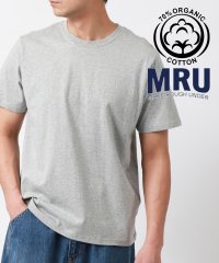 MRU/エムアールユー MRU オーガニックコットン クルーネックTシャツ 半袖 半T メンズ レディース 無地T 綿/508019375