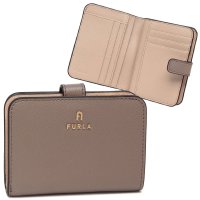 FURLA/フルラ FURLA 二つ折り財布 カメリア ミニ財布 グレー ベージュ レディース FURLA WP00315 ARE000 3787S/508019752