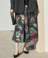 JIYU-KU(LARGE SIZE)/【SHIHOさん着用・洗える】ペイントタッチフラワープリント スカート/508020220