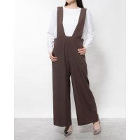 hunch/ハンチ hunch 無地 深Vネック サロペット/507187947
