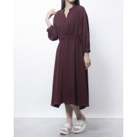 LAURA-MANSI/ローラマンシ LAURA－MANSI ストライプサテンワンピース/507524480