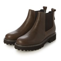 Hina Green Label/ヒナ グリーン レーベル Hina Green Label 厚底 本革 サイドゴア ショートブーツ/507885525