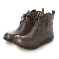 Hina Green Label/ヒナ グリーン レーベル Hina Green Label やわらかレザー本革レースアップショートブーツ/507885956