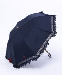 POLO RALPH LAUREN(umbrella)/POLO RALPH LAUREN  ポロ ラルフローレン 晴雨兼用日傘 エンブフリル ポロポニー 遮光 遮熱 UV 折りたたみ傘 楽折/507891037