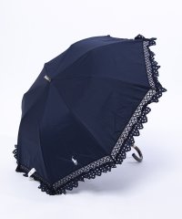 POLO RALPH LAUREN(umbrella)/POLO RALPH LAUREN  ポロ ラルフローレン 晴雨兼用日傘 エンブフリル ポロポニー 遮光 遮熱 UV 折りたたみ傘 楽折/507891037