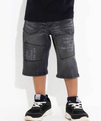 WASK/6分丈パッチワークロゴストレッチデニムパンツ(100~160cm)/508013028