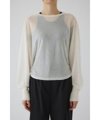RIM.ARK/Sheer dolman knit tops/508016324