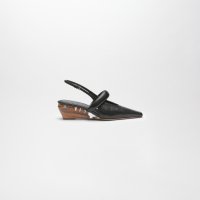 ALM./FLORA LEATHER MULES/508017370