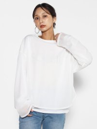 SCOTCLUB/スコットクラブ SCOTCLUB シアーレイヤードロゴTシャツ/508020583