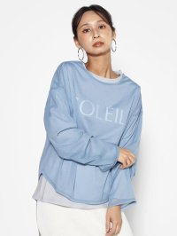 SCOTCLUB/スコットクラブ SCOTCLUB シアーレイヤードロゴTシャツ/508020583