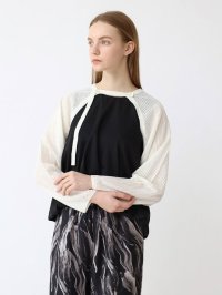 Aga/アーガ Aga 透かし編みニットボレロ/508020614